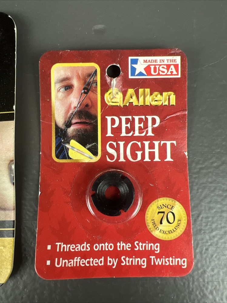 Allen Peep Sight North American String Loop Archery New