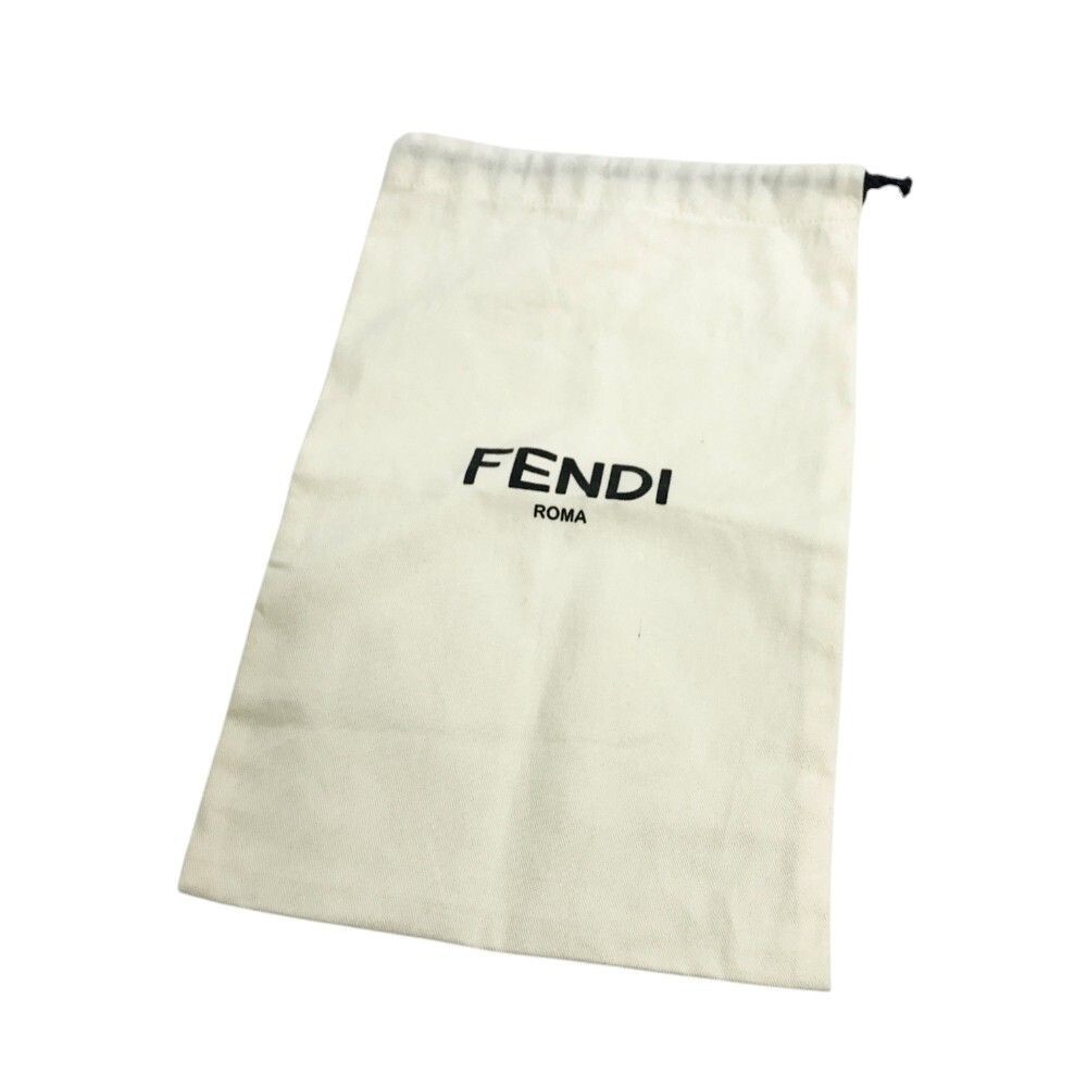 FENDI Shoulder Strap Leather Studs 8AV077 Multicolor w/ Storage Bag