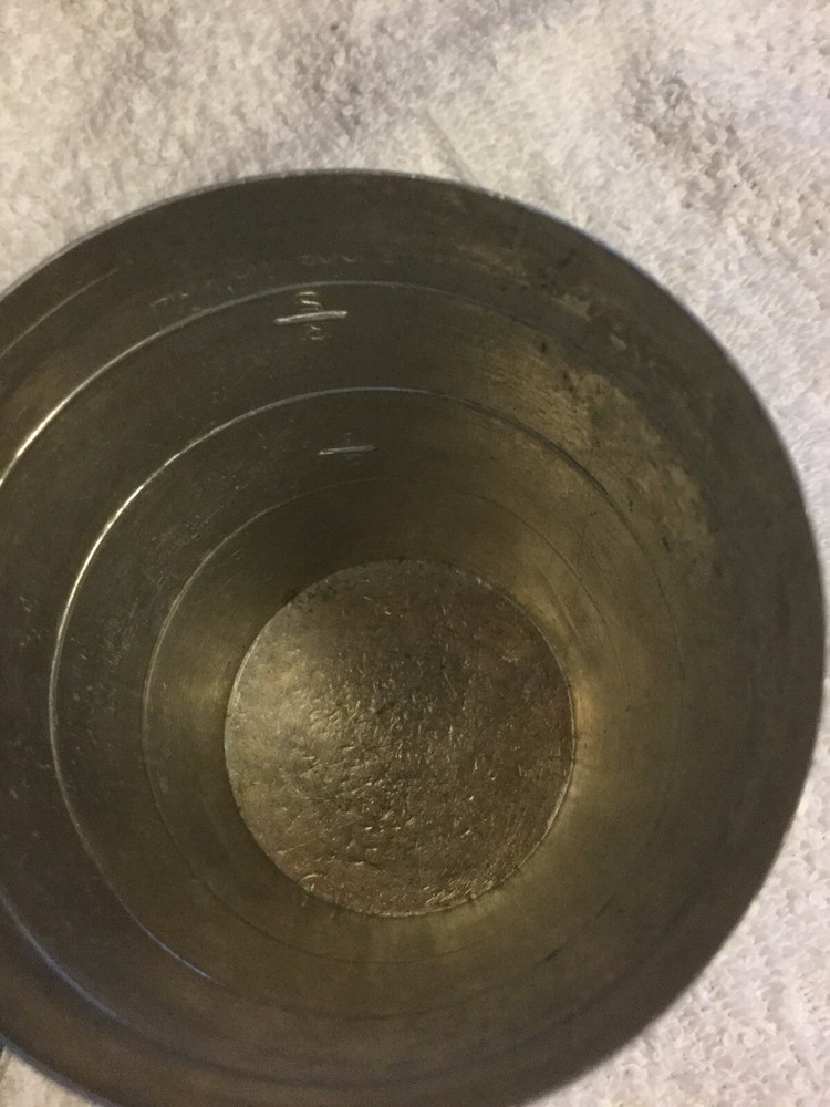 Vintage Marathon Aluminum Measuring Cup