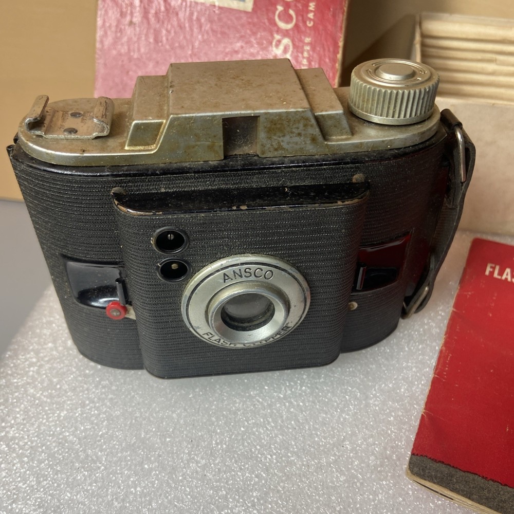Vintage Ansco Flash Clipper Camera with Ansco Original Box