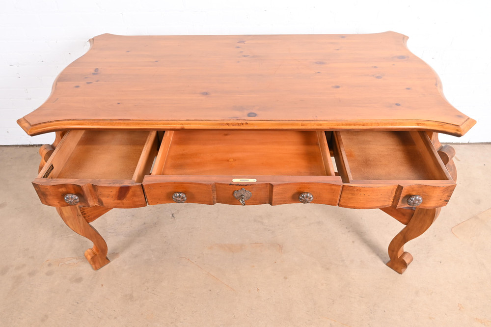 Romweber Spanish Baroque Carved Pine Writing Desk