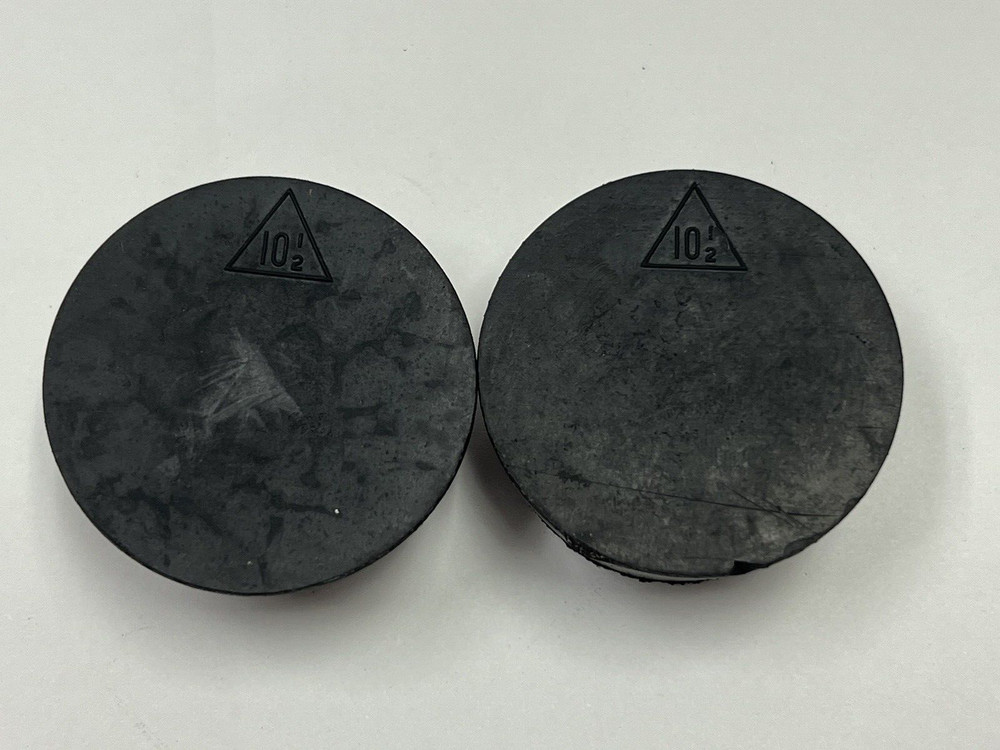 (2) NEW LABORATORY STOPPER FISHER CODE #14130Q #10.5 M29 SOLID