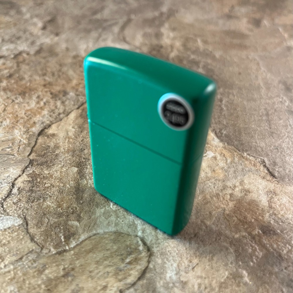 Genuine Zippo Grass Green Matte windproof Lighter CASE ONLY No Insert/Box