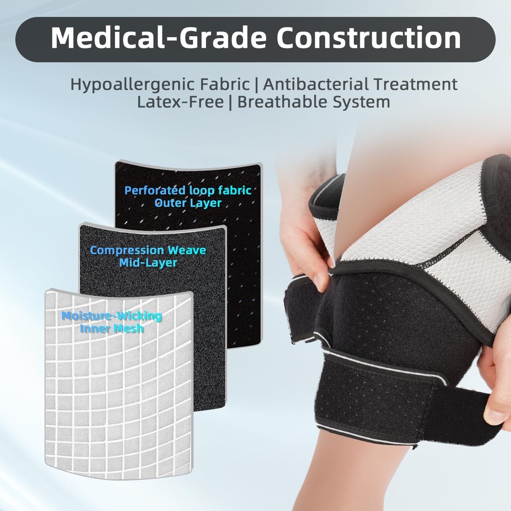 Feamero Plus Size Calf Compression Wrap For Severely Swollen Calves With Lymphed