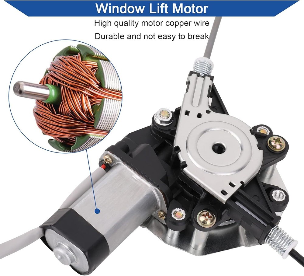 Window Regulator with Motor for 2006-2013 Chevy Impala Front Driver Side 748-172