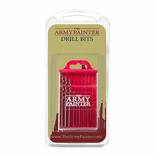 The Army Painter Drill Bit Set - 10 Small Drill Bits for Pin Vise Hand Drill ...