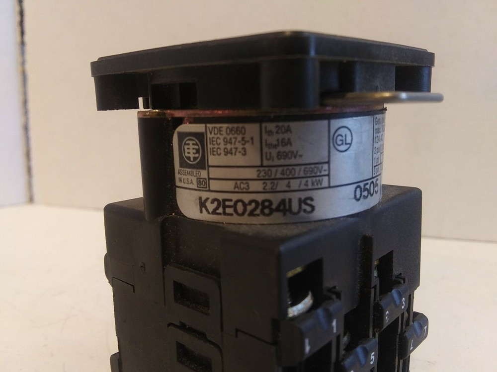 TE K2E0284US Switch Body Assembly