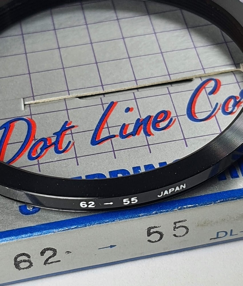 62-55mm Step-Down Lens Filter Converter Adapter Ring 62mm-55mm Metal E62-E55