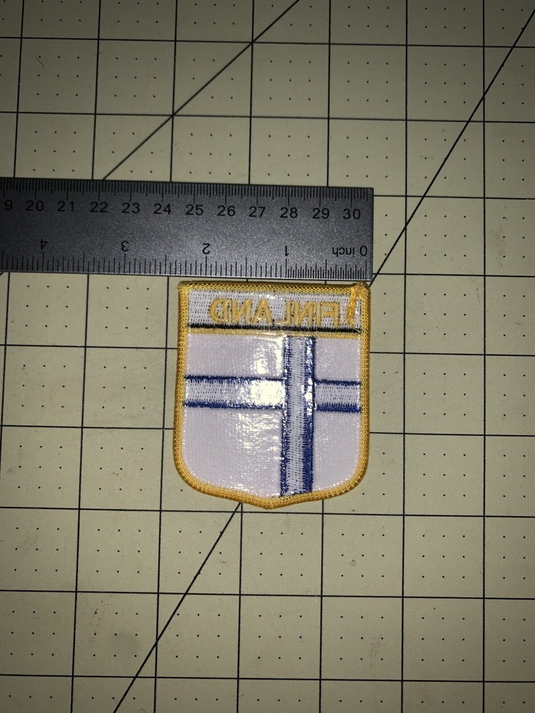 Finland shoulder Patch. New Pre-Owned