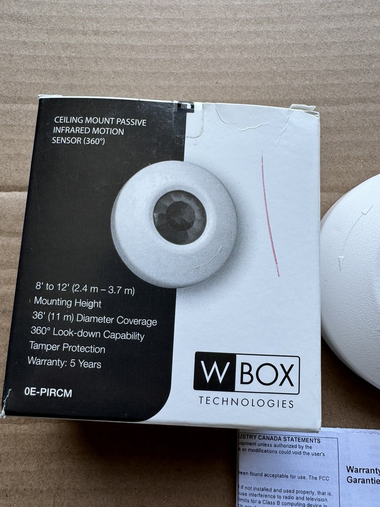 ADI PRO W BOX 0E-PIRCM Ceiling Mount Passive Infrared Motion Sensor (360°)