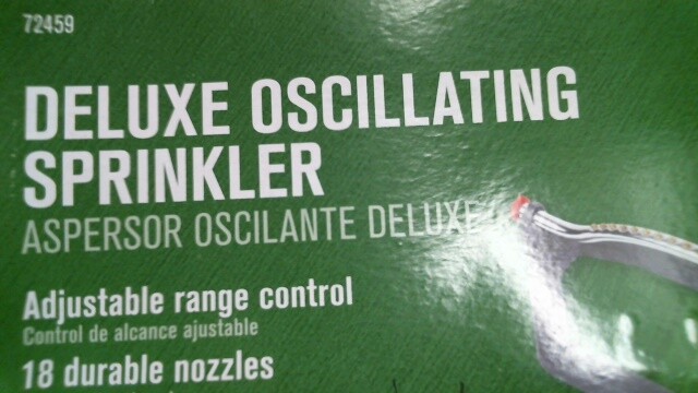 ACE 72459 Deluxe Oscillating Sprinkler Medium Coverage, FREE SHIPPING