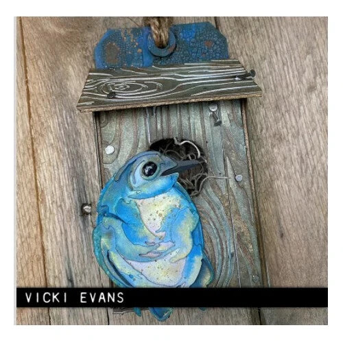 BIRD AND EGG COLORIZE-Sizzix Thinlits Die Set-Tim Holtz Dies-Craft-Robin-665857