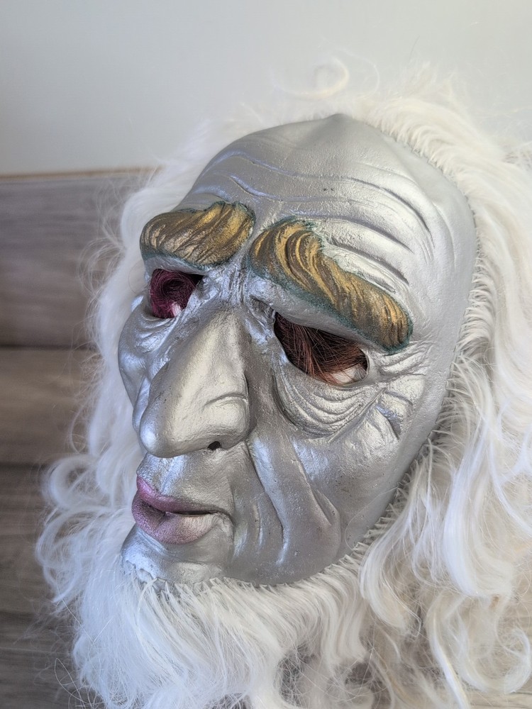 Cesar silver father time mask