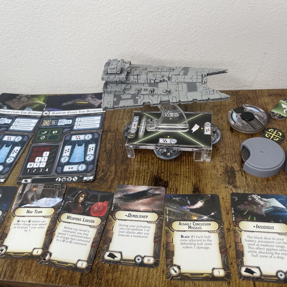 Star Wars Armada Gladiator Class Star Destroyer Expansion Pack *complete*