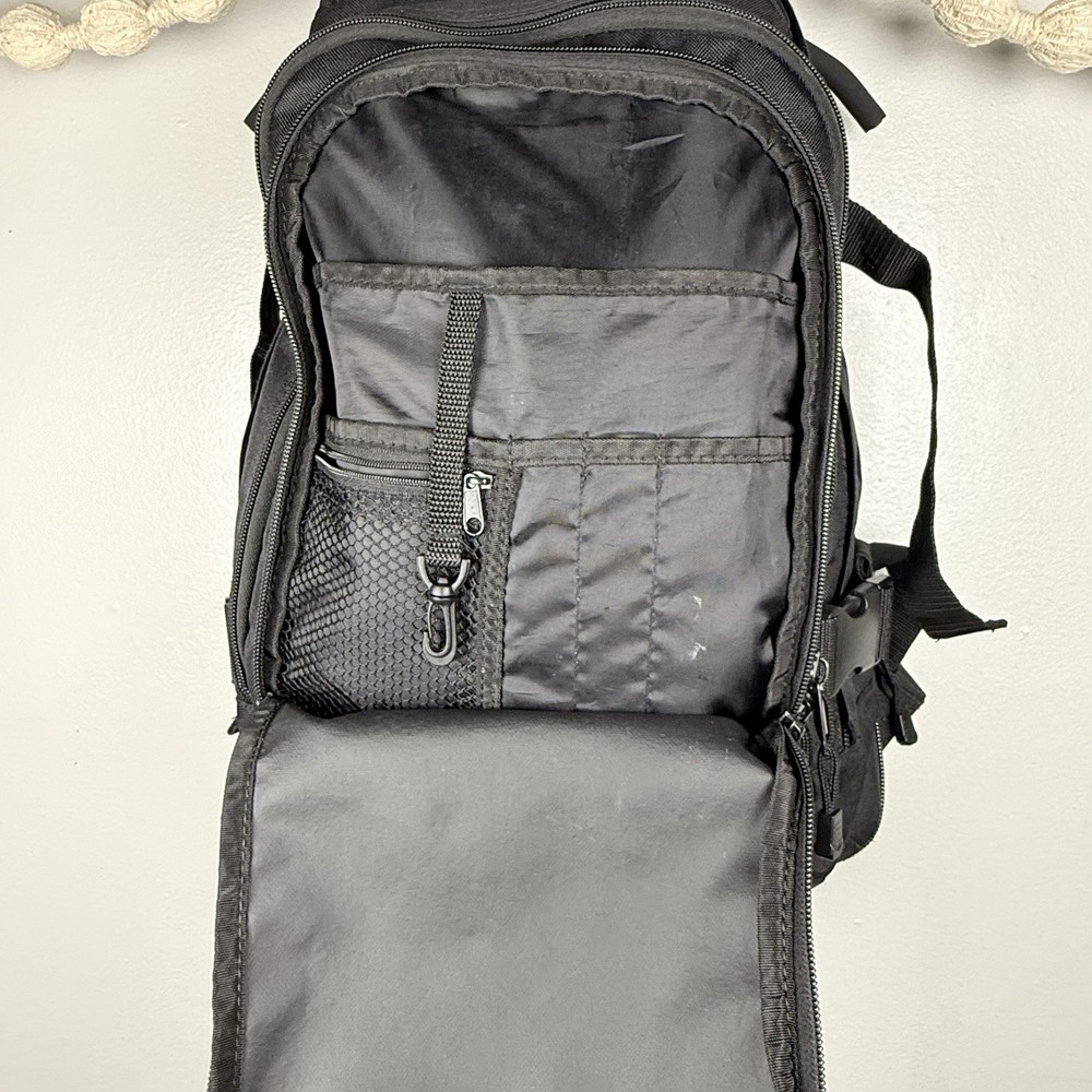 Code Alpha Large Backpack U.S. Military Tactical Field Gear Black - Expandable!!