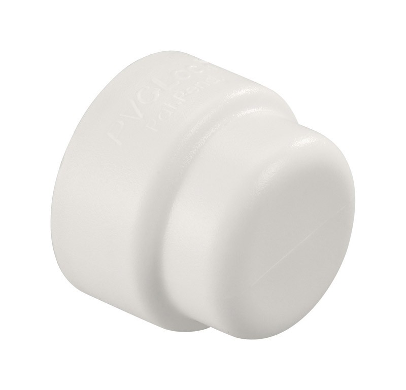 Orbit 33780 PVC-Lock 360-Degree Plastic End Cap 1/2 Push Dia. in.