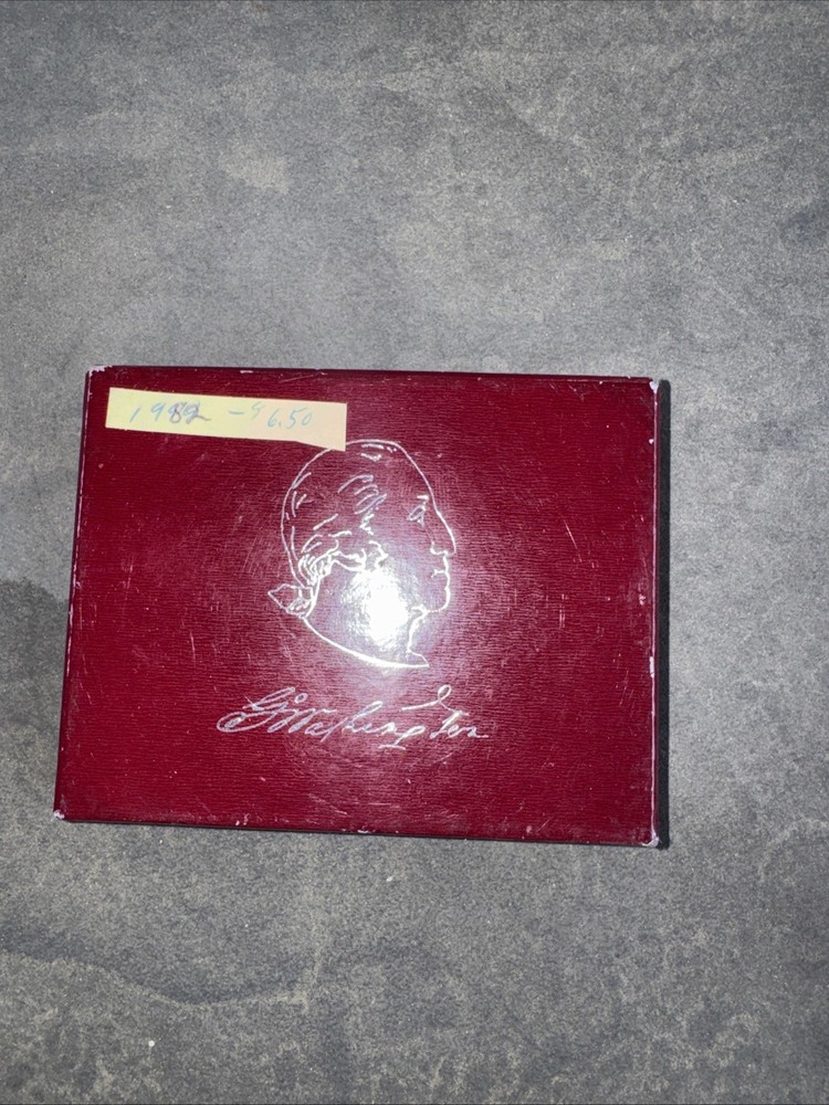 1982-S George Washington Commemorative Half Dollar Proof 90% SIlver W/ Box