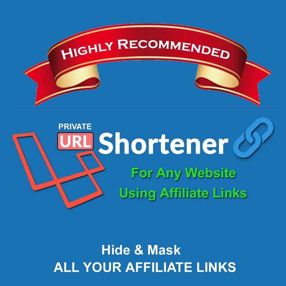 Turnkey Simple URL SHORTENER PHP Script | Hide Affiliate Links- no SQL - Adsense