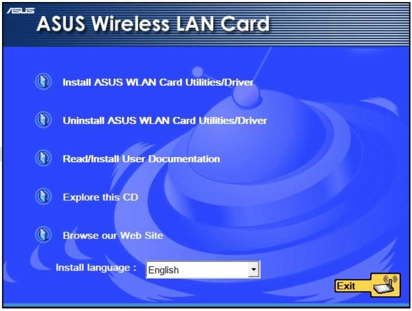 Original Driver CD Disc & Quick Start Guide for Asus PCE-N10 PCIe Wireless NIC
