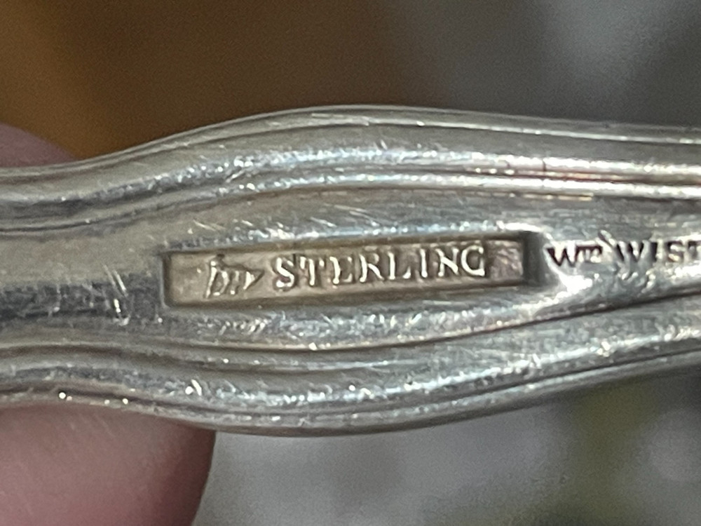 Watson MOUNT VERNON Pattern Sterling Silver Serving Spoon 110 grams