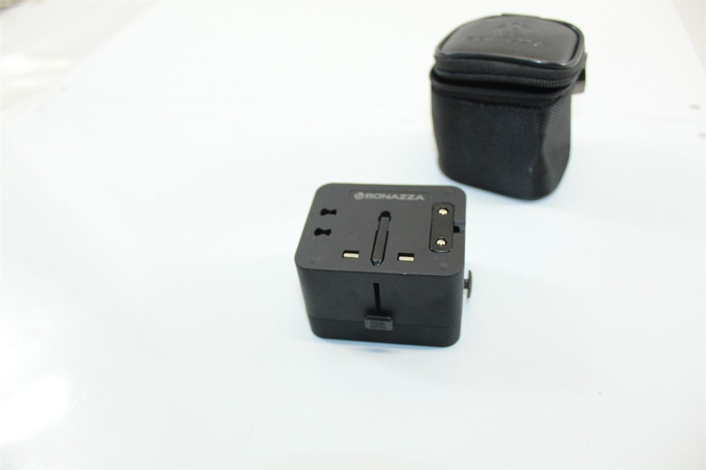 Power Adapter Travel Kit Multi Use With Soft Case & Instructions
