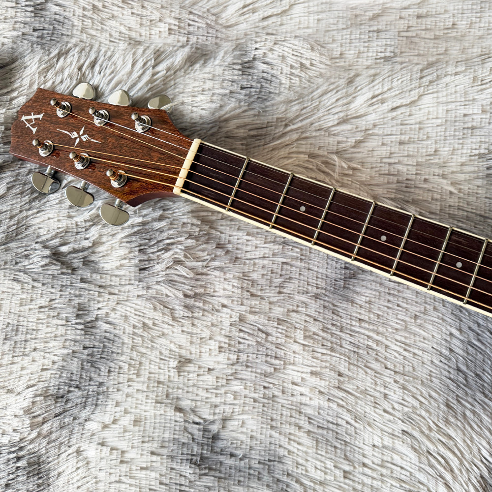 Acoustic Guitar For Beginners And Easy To Lear High-Quality Double Solid Spruce