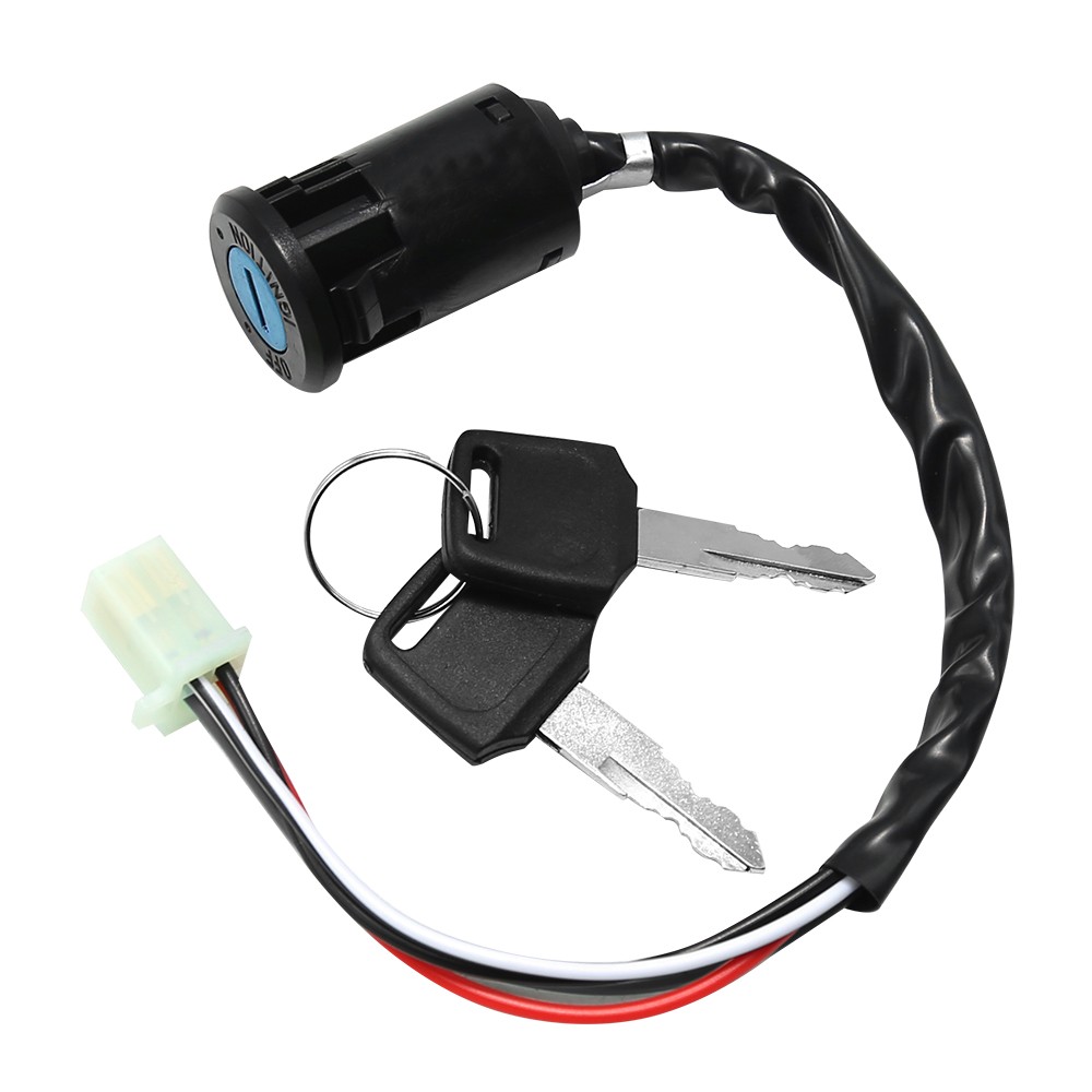 4-Wire Ignition Key Switch 2-Pack for ATV Dirt Bike 50cc-250cc
