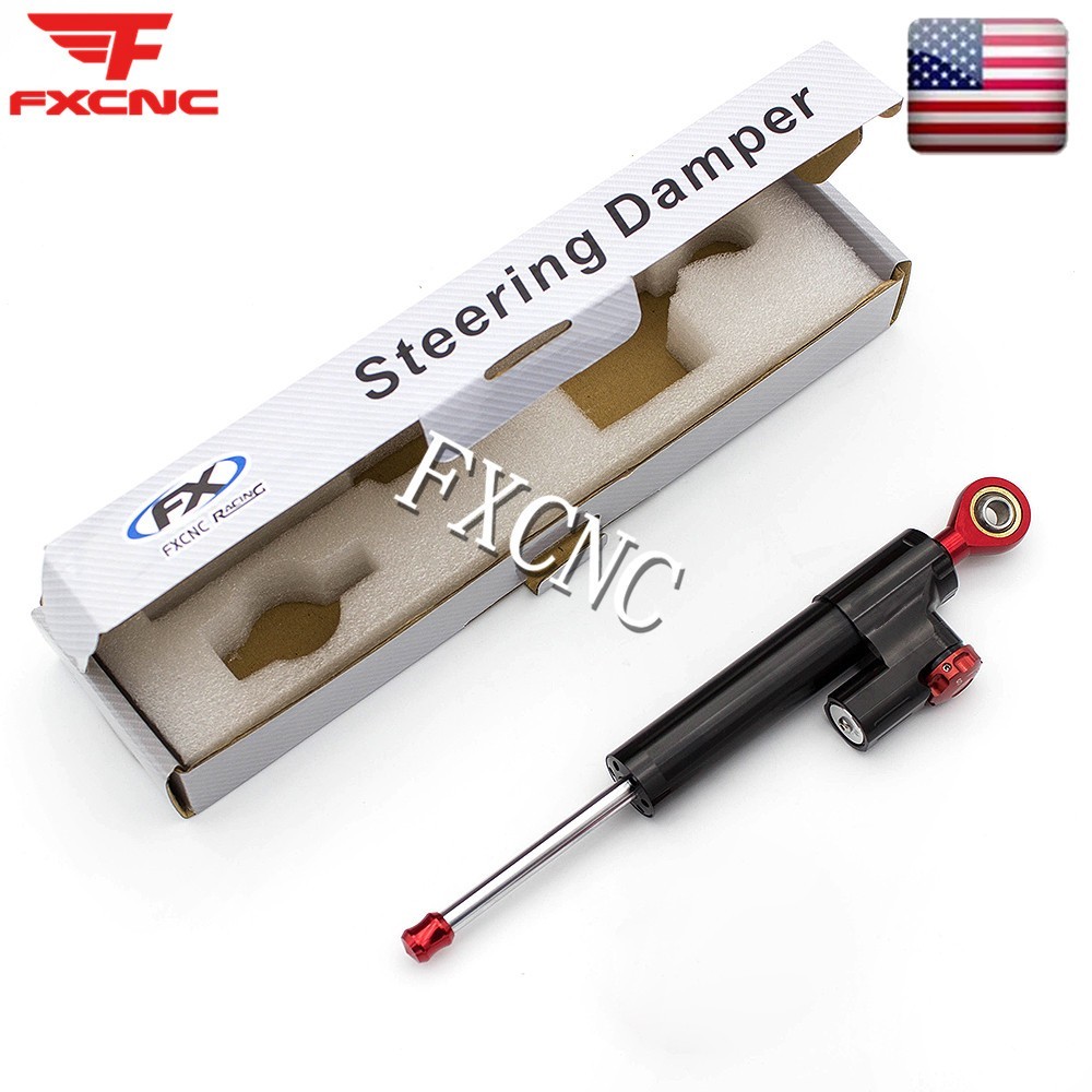 Steering Damper Stabilizer & Mounting Bracket Kit Holder For Ducati Monster 696