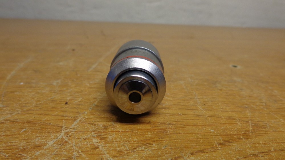 MICROSCOPE objective lens m 10/0.25 red line