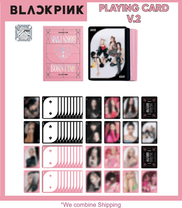 [BLACKPINK ] Playing CARDS Ver. 2 + Tracking *US-duty Paid