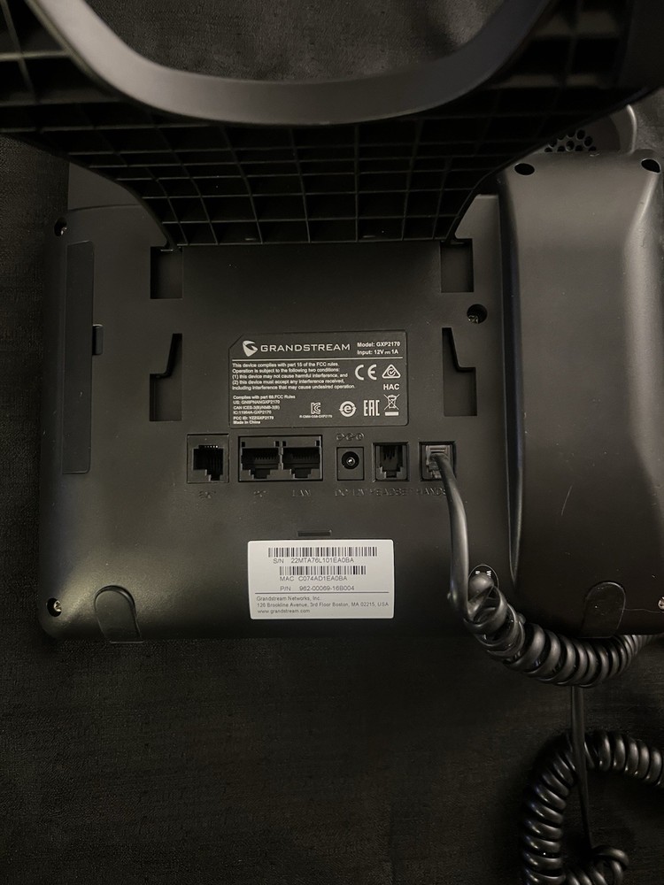 Grandstream GXP2170 High-End IP Phone. Black
