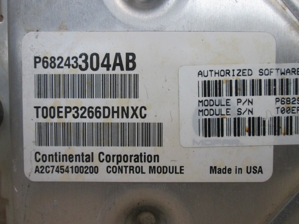 16 17 18 Dodge Ram 1500 Engine Control Module Computer ECM ECU 68298477