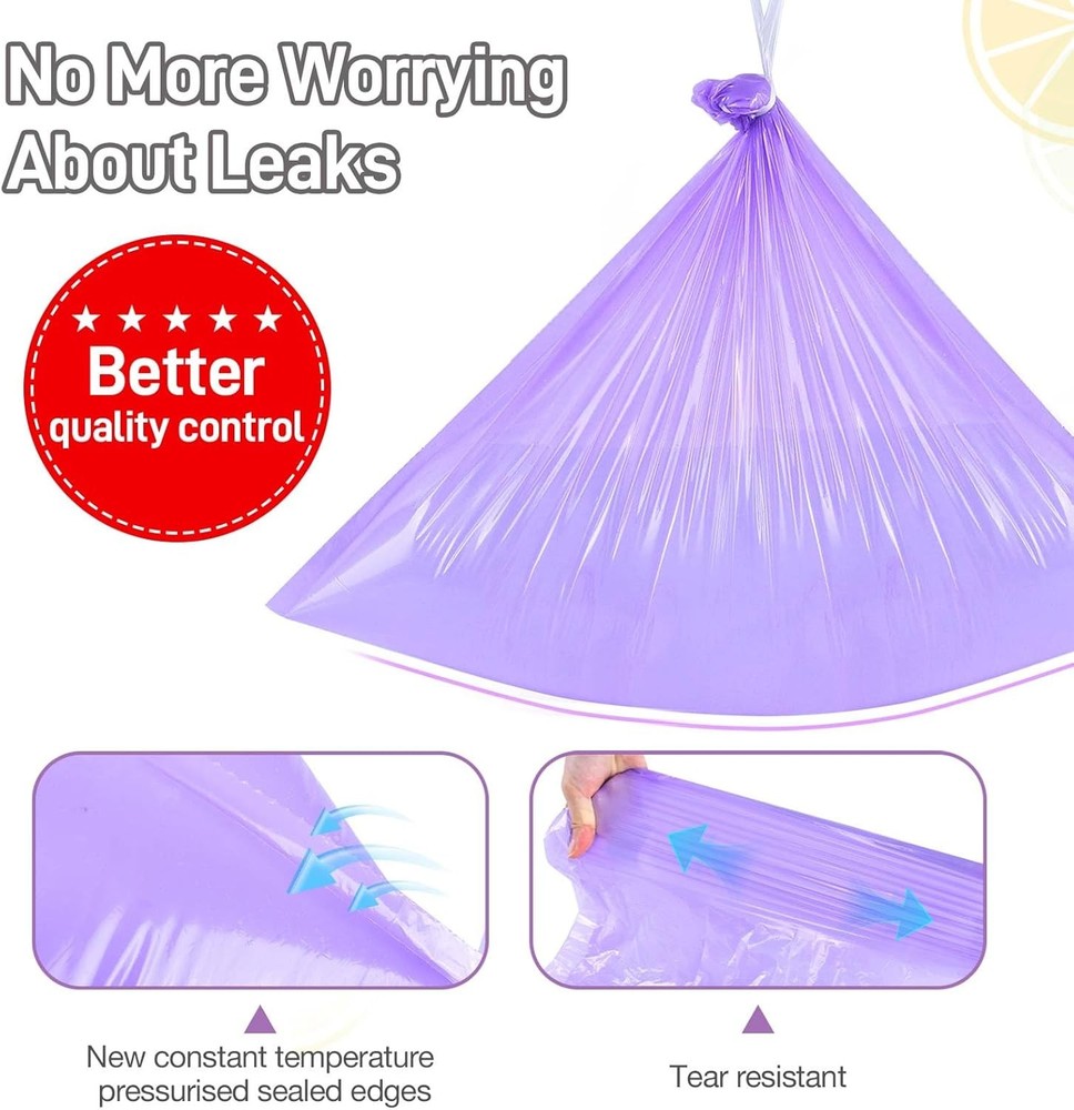 Lemon Scented Commode Liners 120 Pcs Leak Proof
