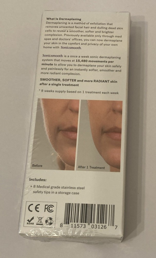 NEW Michael Todd Beauty SONICSMOOTH 8 Safety Tips Replacement Kit Microderm
