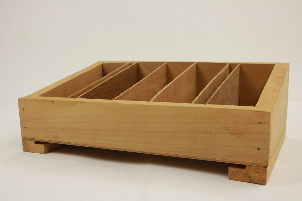 Vintage Original Camera Assistant Front Wooden Box for Accessories Tools