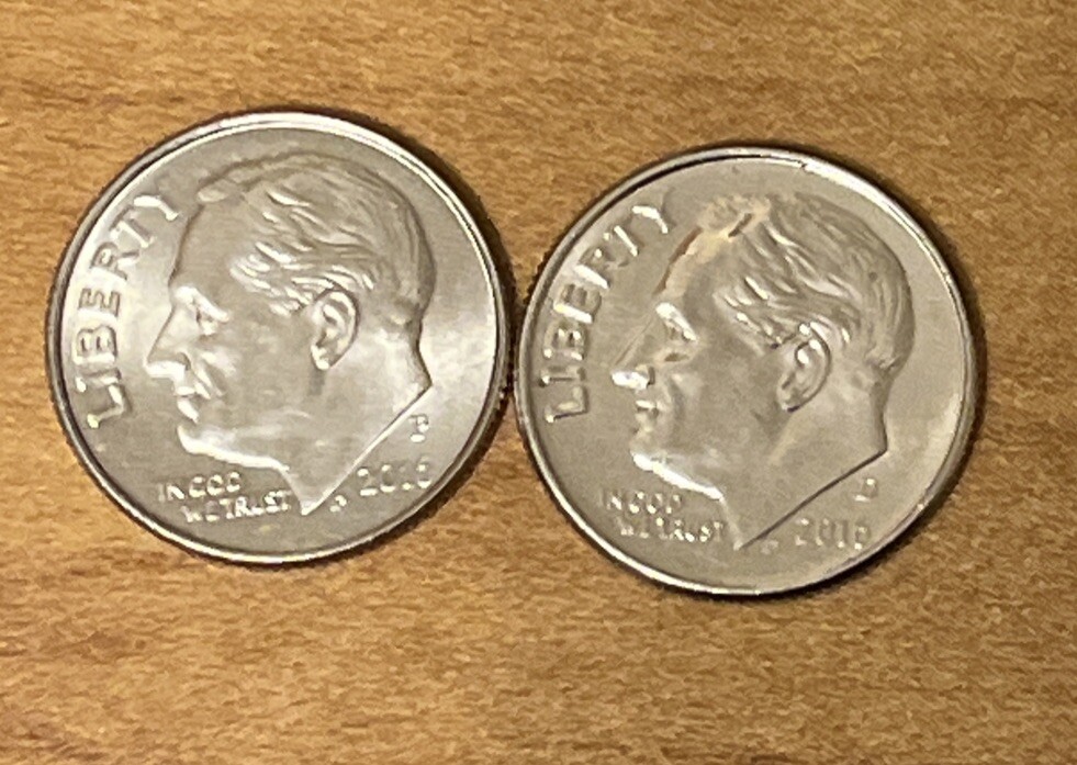 2016 P&D  Roosevelt Dimes UNC.
