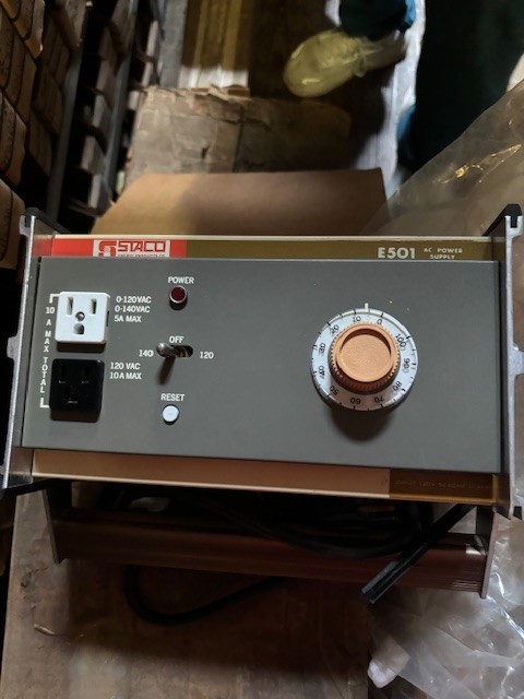 E501 STACO VARIAC NEW SURPLUS