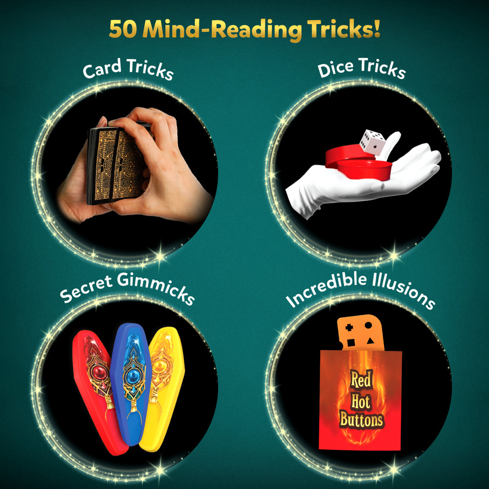 Skillmatics Magic Kit for Kids – Perform 50 Mentalism Tricks & Illusions