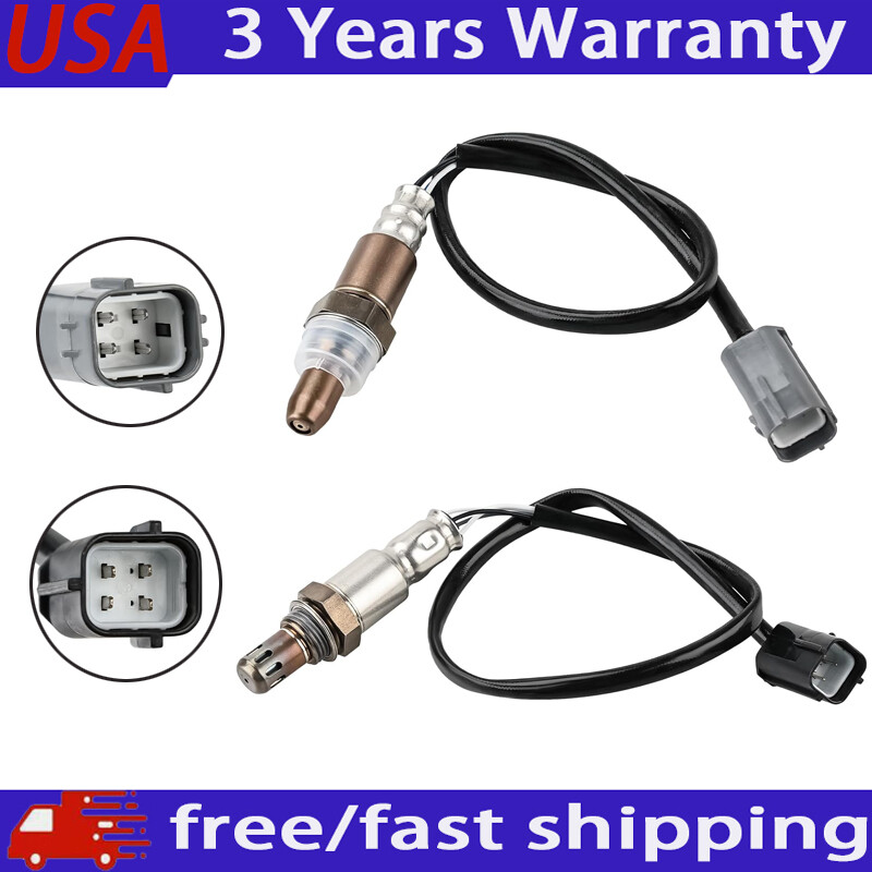 2Pcs Oxygen Sensor Upstream&Downstream For 2010 2011 2012 Nissan Rogue 2.5L L4