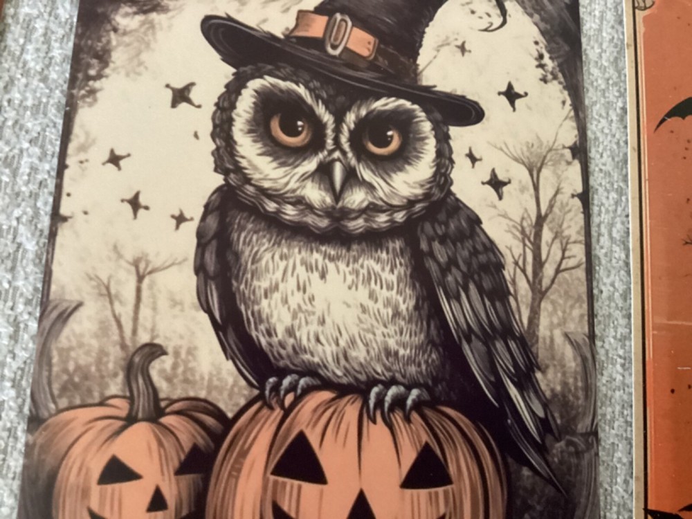 Retro Halloween Card Toppers