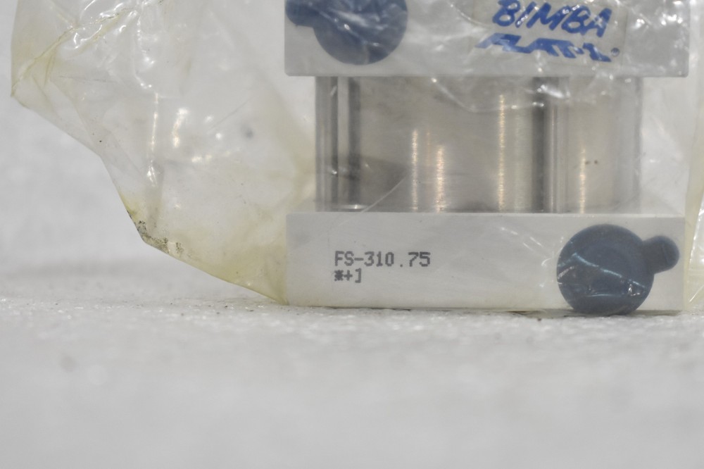 BIMBA FLAT-1 FS-310.75 PNEUMATIC CYLINDER FLAT BORE .75" THREAD