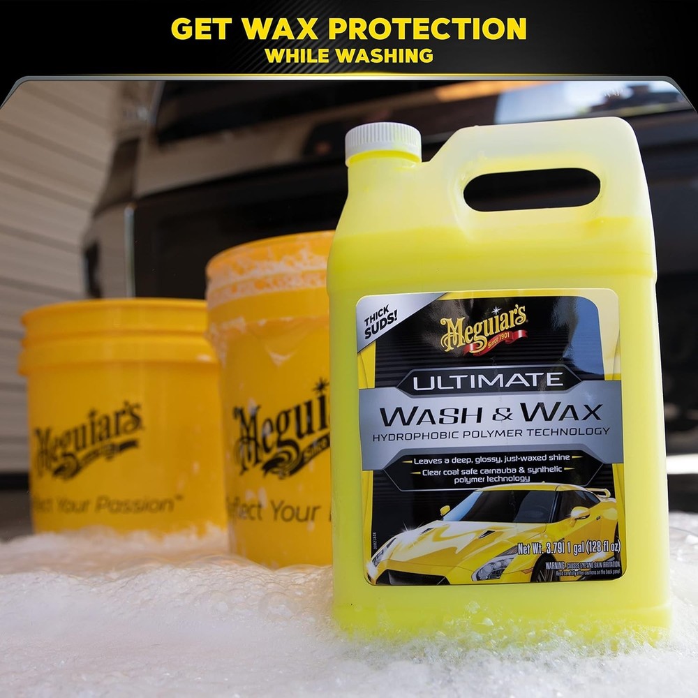 Professional Grade Car Wash & Wax Solution