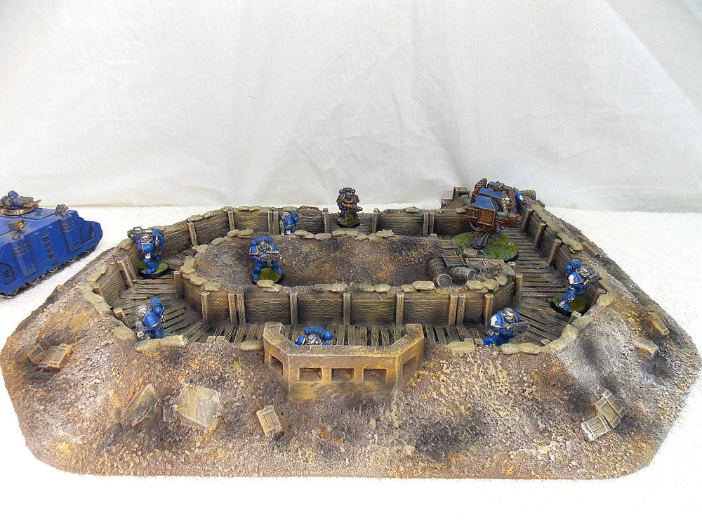 WARGAMING TERRAIN PAINTED ADVANCE ORDERS TRENCH SYSTEM