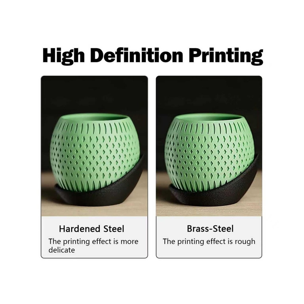 2PK 0.4MM Hardened Steel Ceramic Hotend for Centauri Carbon/Centauri Print He...