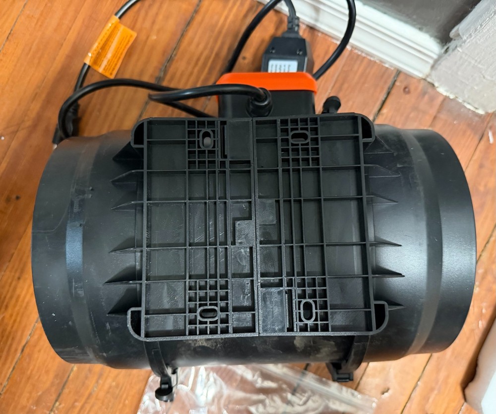 Inline Duct Fan 8" 750CFM with Variable Speed Controller Quiet AC-motor Vent Fan