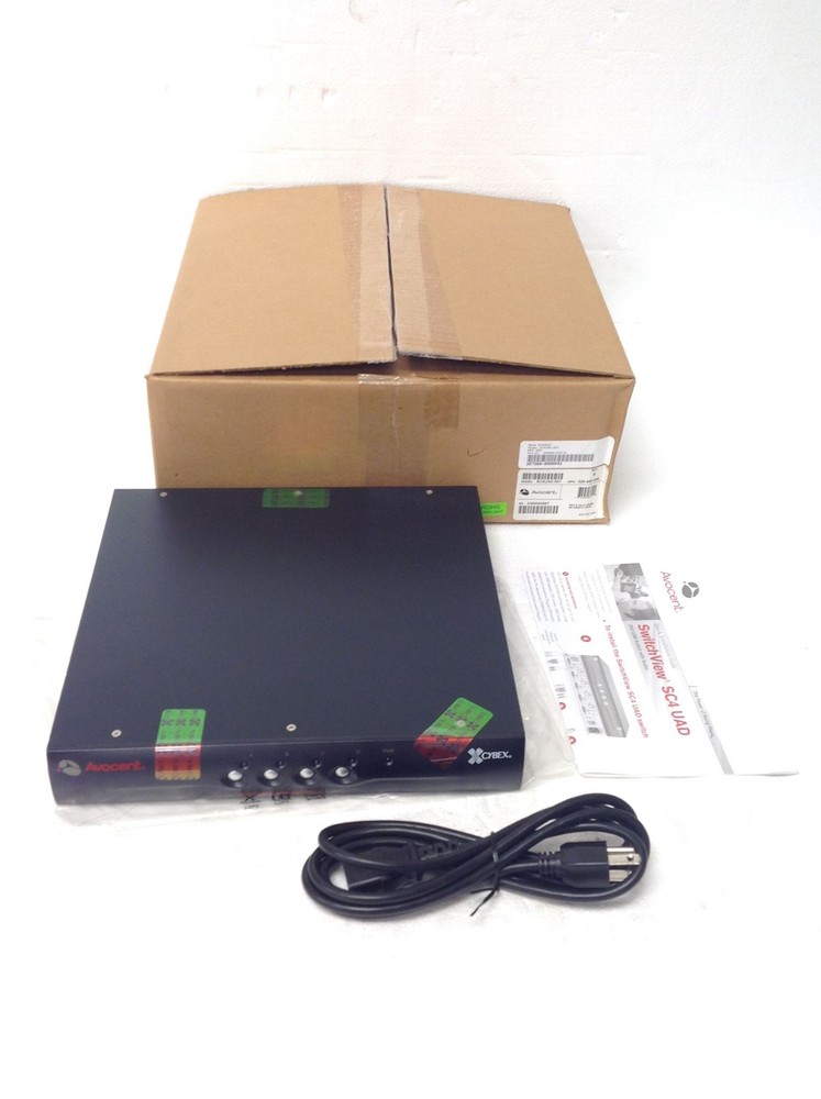 NEW Avocent Cybex SwitchView Model SC4UAD-001 Secure DVI/USB Switch