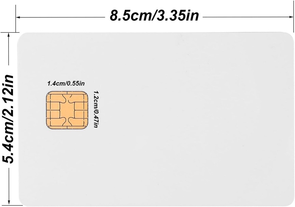 for 40K Unfused Java Chip Card, J2A040 Chip Java Jcop Cards Unfused, 2 Track Sma