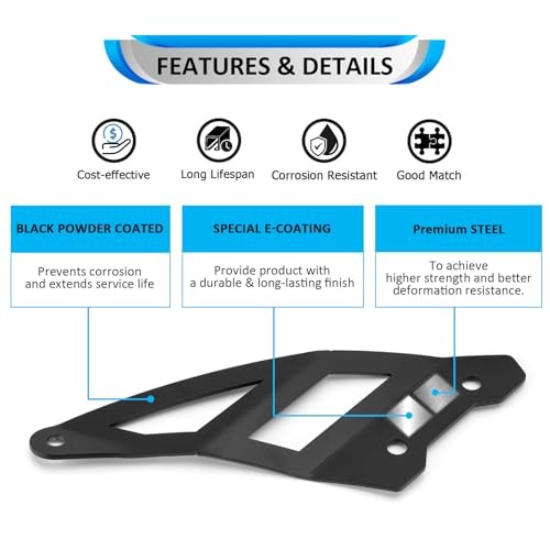 Upper Roof Windshield LED Light Bar Mounting Bracket Compatible with Can Am