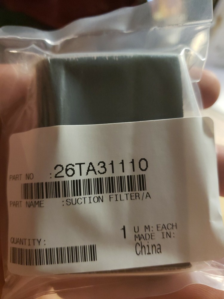 Konica Minolta 26TA31110 SUCTION FILTER  new OEM