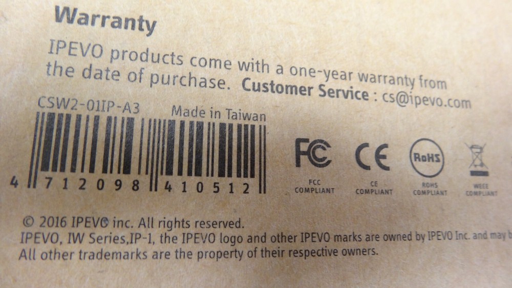 IPEVO IP-1 Interactive Pen Interactive Whiteboard System Pen